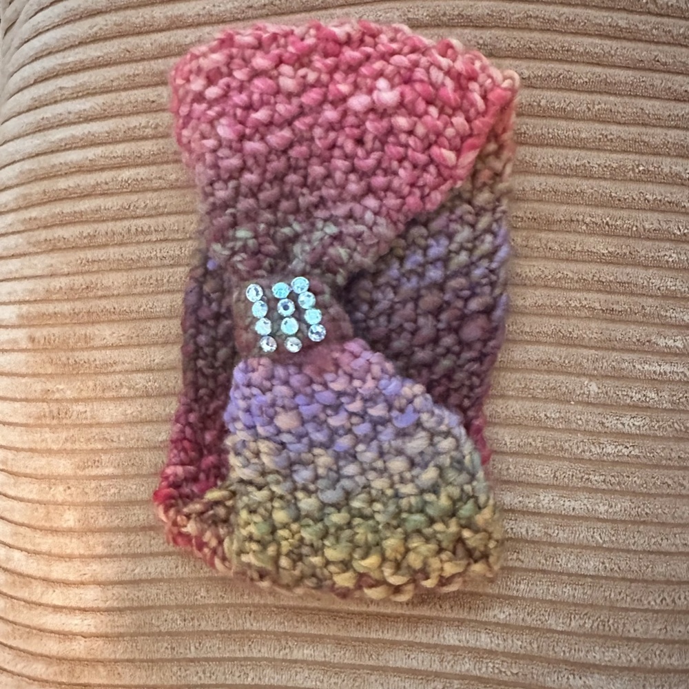 New Multi Color Jeweled Headband